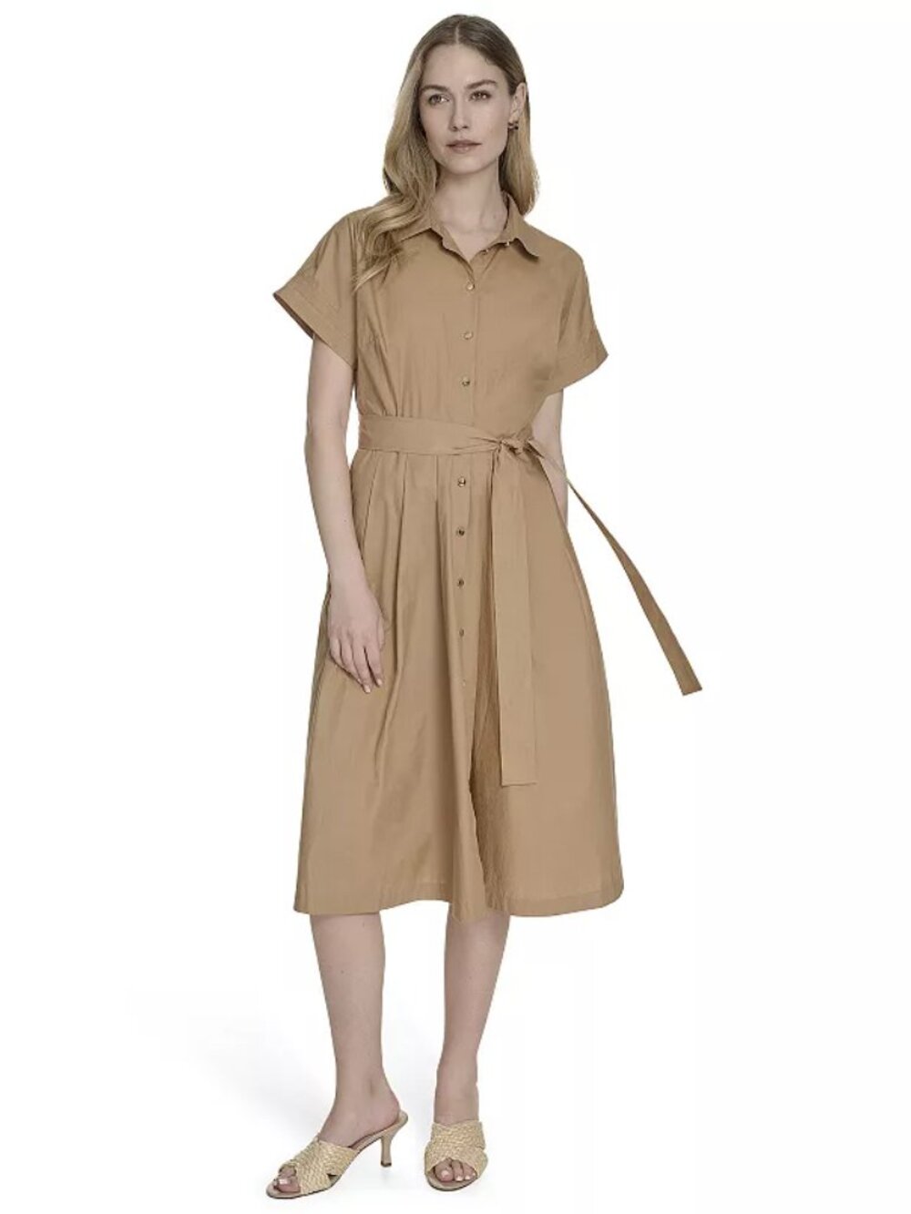 Women's La Nouvelle Renaissance Short Sleeve Shirt Dress, Size: 14